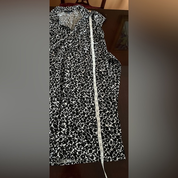 Tommy Hilfiger woman’s shift shirt dress black & white size M - Picture 3 of 6